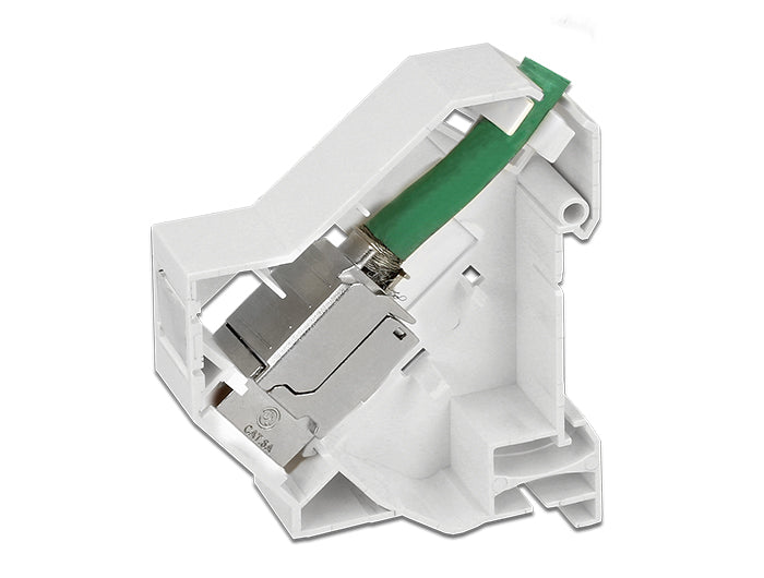 Delock Keystone Halterung für Hutschienen 180°