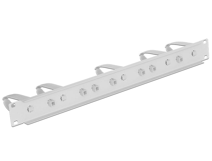 Delock 19″ Kabelmanagement Panel universal grau