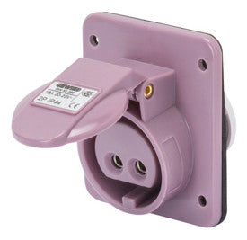 GEWISS CEE-Anbausteckdose 2p 16A IP44 Energy GW62265 20-25V/vi Schraubkl Kst