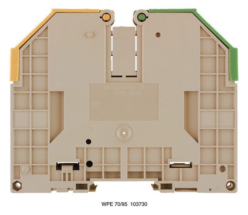 WEIDMÜLLER Schutzleiter-Reihenklemme WPE 70/95 16qmm gn/ge 1Etage TS35