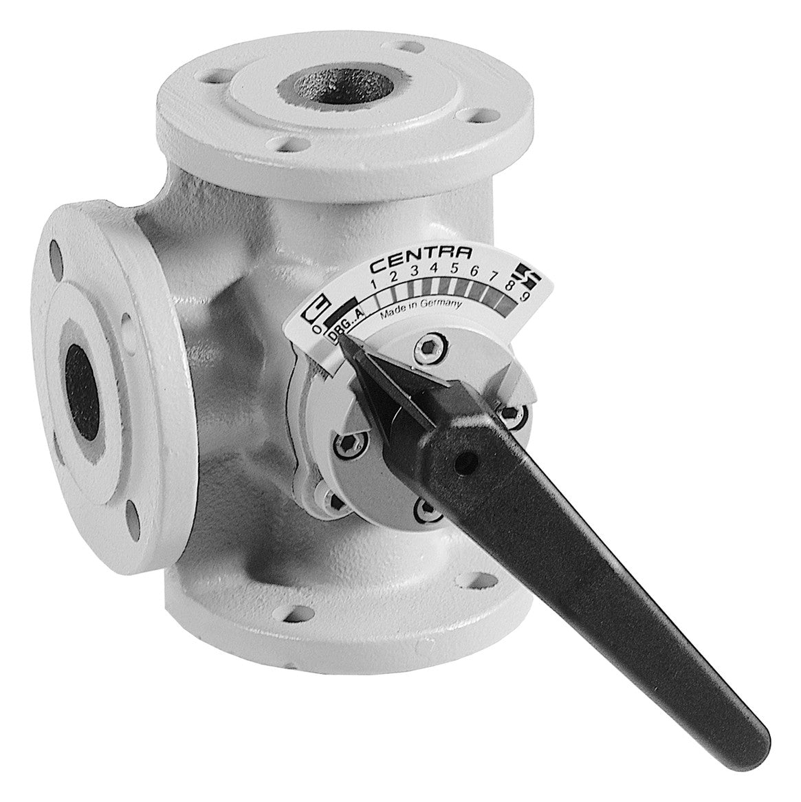 Honeywell CENTRA 3-Wegemischer PN 6 Typ DR150GFLA m.geradem Dg.,DN 150 m.Flanschanschluss