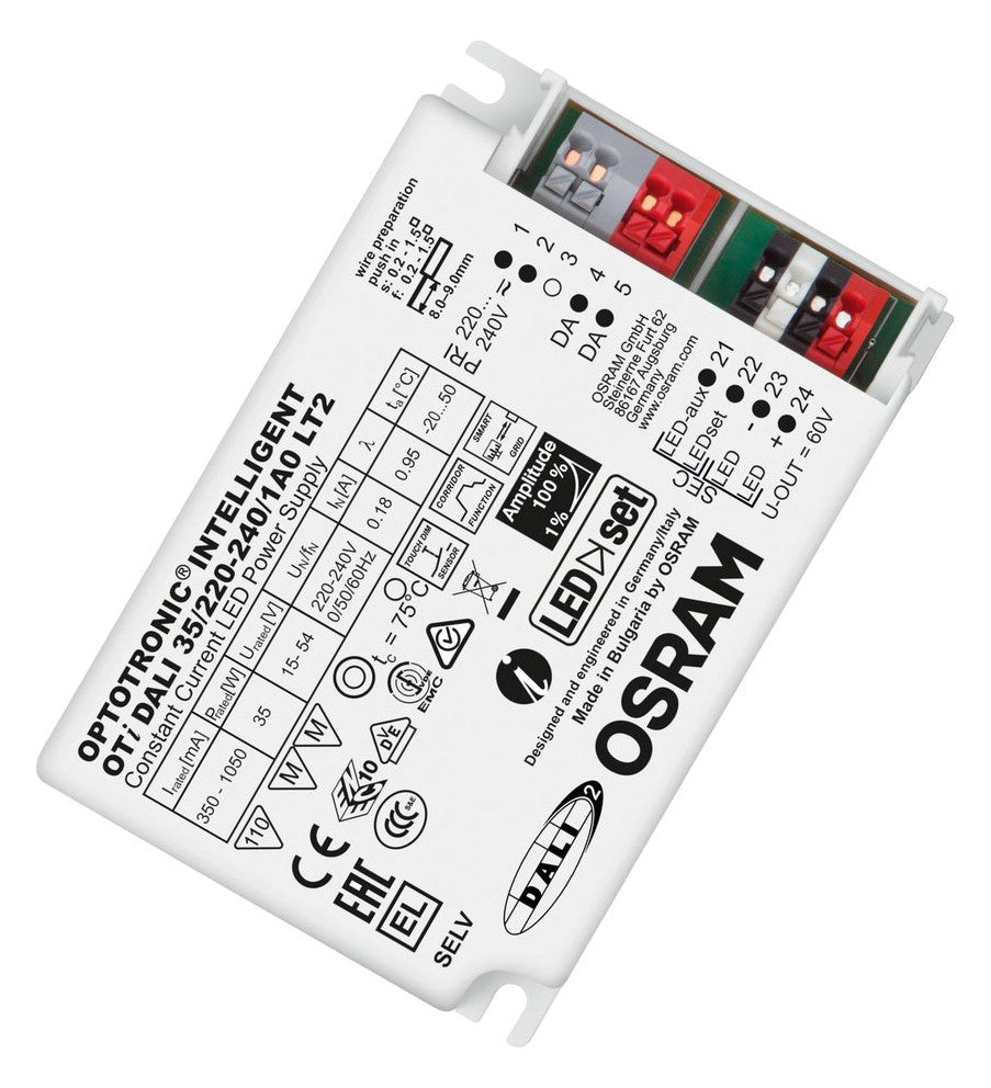 OSRAM LED-Steuerung 35W 1050mA 54V DALI Optotronic OTi DALI 35/220...240/1A0 LT2