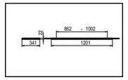 RIDI LED-Pendelleuchte 1LED 4000K 3270lm F-EDGE2 FEDGE2-PD1200NDWS840-0350 Konv