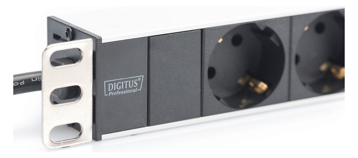 ASSMANN ELEKTRO 1HE Alu. PDU 8-fach 8x Schutzkontakt 16A DN-95401