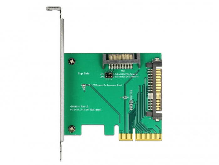 Delock PCI Express x4 Karte > 1 x intern U.2 NVMe SFF-8639 Stecker