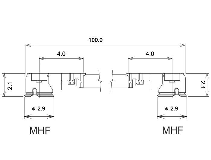 Delock Antennenkabel I-PEX Inc., MHF® I Stecker zu I-PEX Inc., MHF® I Stecker 1,13 10 cm