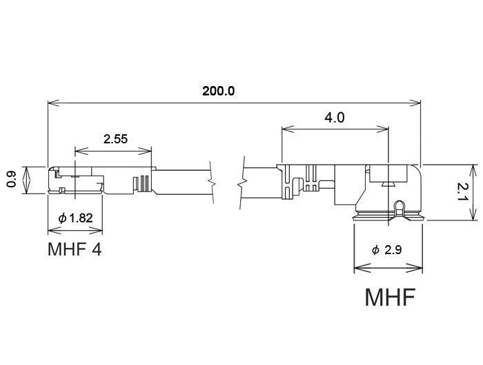 Delock Antennenkabel I-PEX Inc., MHF® I Stecker zu I-PEX Inc., MHF® 4L Stecker 1,13 20 cm