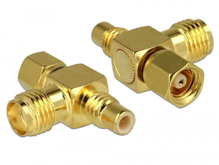 Delock Adapter SMC Buchse > SMC Stecker > SMA Buchse T-Stück