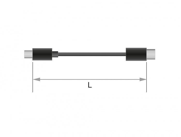 Delock HDMI zu DVI 18+1 Kabel bidirektional 1,5 m