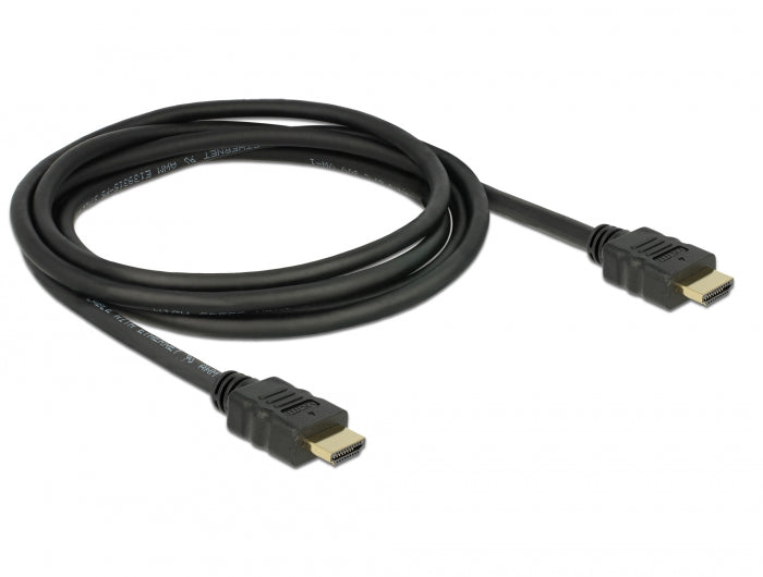 Delock Kabel High Speed HDMI mit Ethernet HDMI A Stecker > HDMI A Stecker 3D 4K 1 m