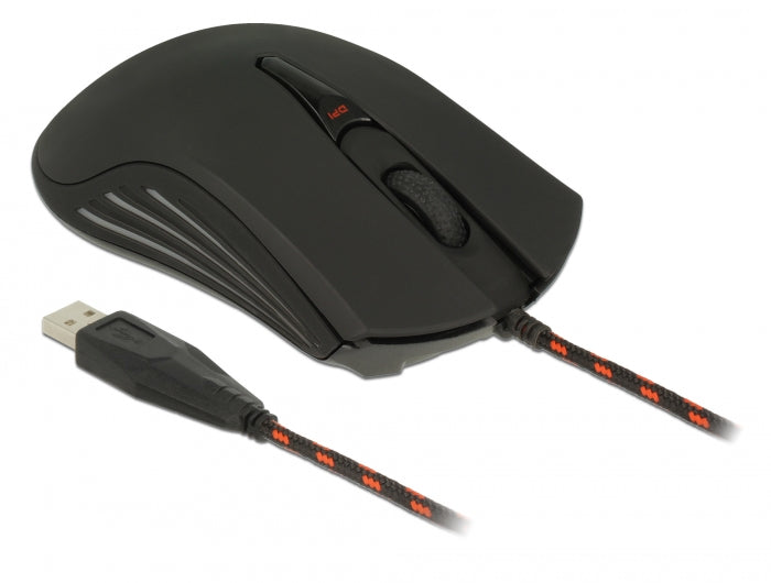 Delock Optische 4-Tasten USB Gaming Maus