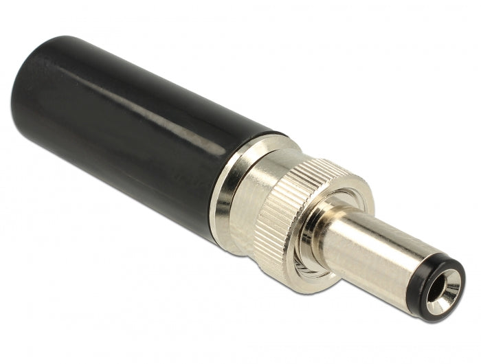 Delock Steckverbinder DC 5,5 x 2,1 mm mit Länge 12,0 mm Hohlstecker Lötversion