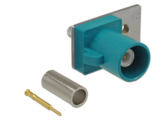Delock FAKRA Z Stecker Federpin zum Crimpen 1 vorgestanztes Loch
