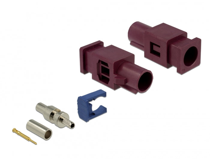 Delock FAKRA D Stecker Federpin zum Crimpen