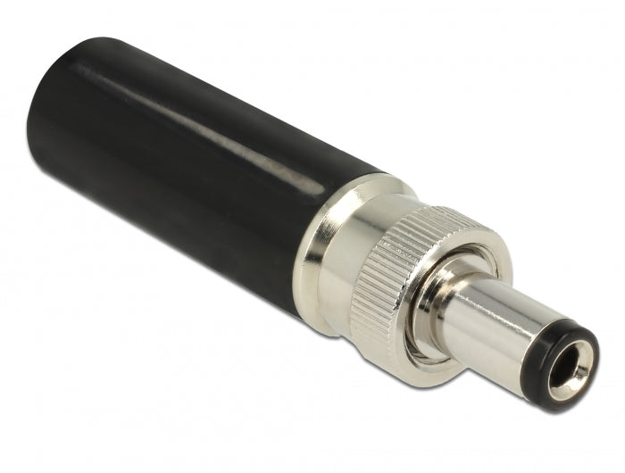 Delock Steckverbinder DC 5,5 x 2,5 mm mit Länge 9,5 mm Hohlstecker Lötversion
