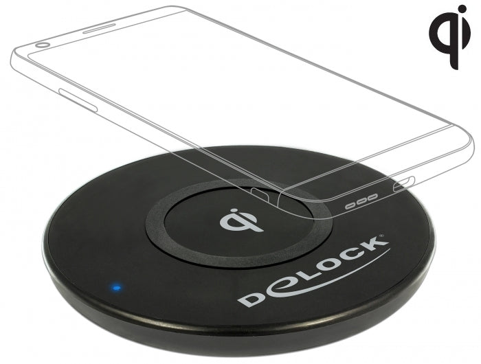Delock Kabelloses Qi Schnellladegerät 10 W
