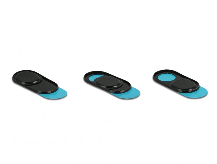 Delock Webcam Abdeckung für Notebook, Tablet und Smartphone 3 Stück