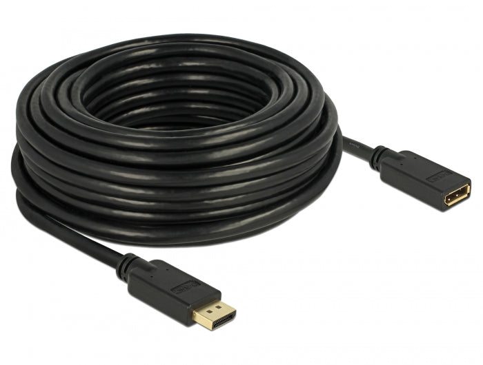 Delock DisplayPort 1.2 Verlängerungskabel 4K 60 Hz 15 m