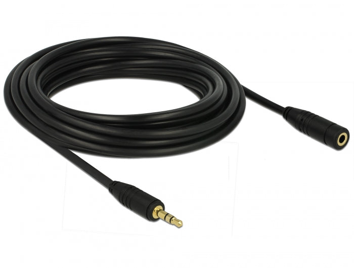 Delock Verlängerungskabel Audio Klinke 3,5 mm Stecker / Buchse 5 m