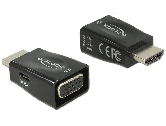 Delock Adapter HDMI-A Stecker > VGA Buchse
