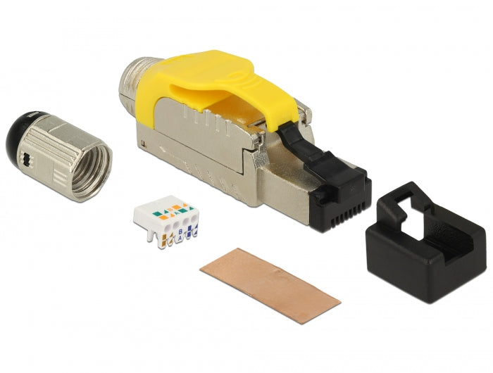 Delock RJ45 Stecker feldkonfektionierbar Cat.6A Metall