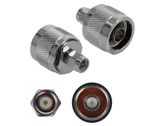 Delock Adapter N Stecker zu SMA Stecker 10 GHz