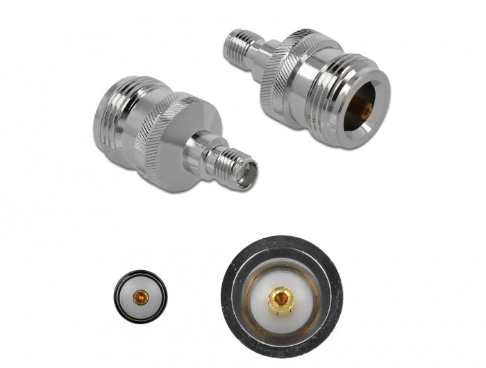 Delock Adapter N Buchse zu SMA Buchse 10 GHz
