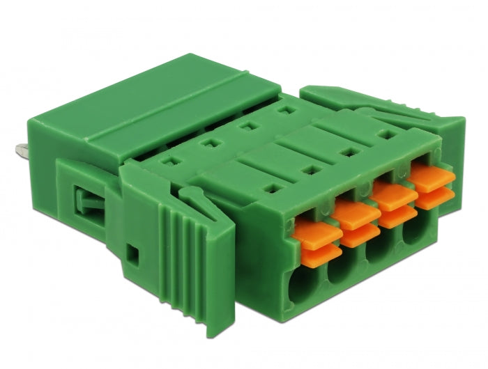 Delock Terminalblock Set für Platine 4 Pin 3,81 mm Rastermaß vertikal