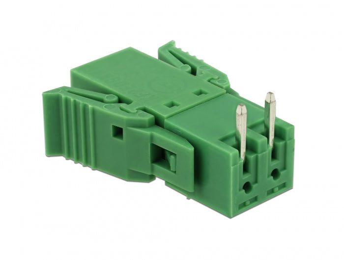 Delock Terminalblock Set für Platine 2 Pin 3,81 mm Rastermaß horizontal