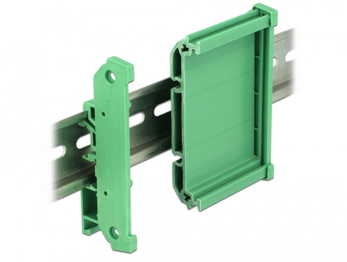 Delock Platinenhalterung (72 mm) für Hutschiene 5 cm lang