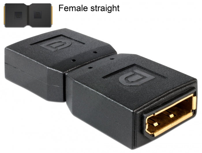 Delock Adapter DisplayPort Buchse > DisplayPort Buchse Gender Changer