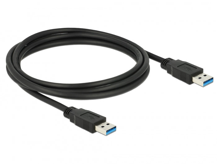 Delock USB 5 Gbps Kabel Typ-A Stecker zu Typ-A Stecker 1,5 m schwarz