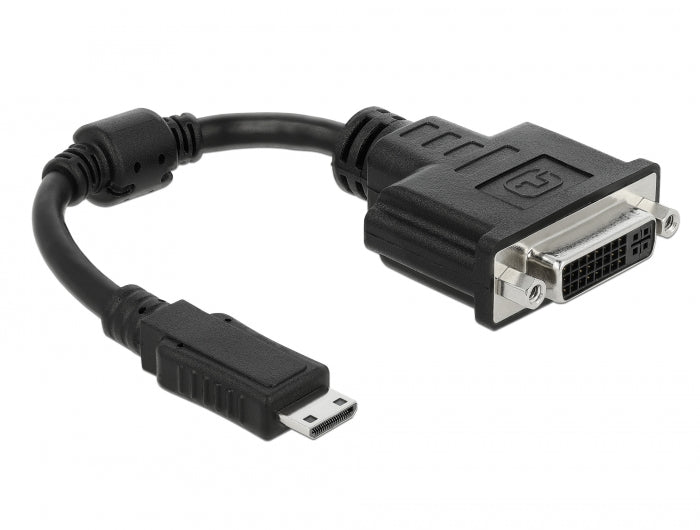Delock Adapter HDMI Mini-C Stecker > DVI 24+5 Buchse 20 cm