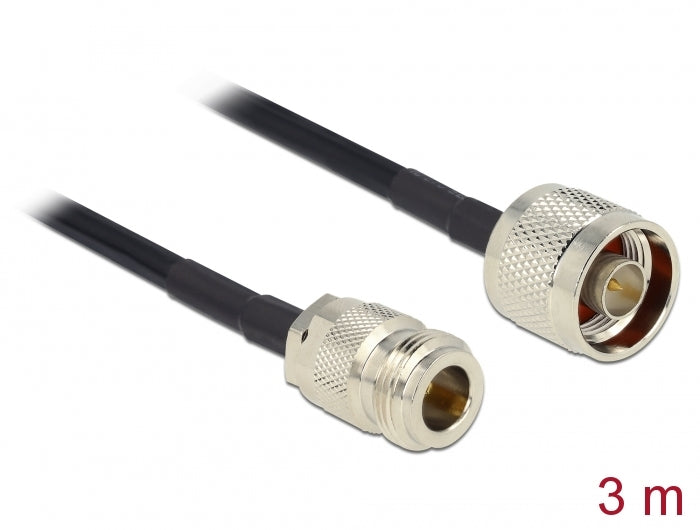 Delock Antennenkabel N Stecker > N Buchse LMR195 3 m