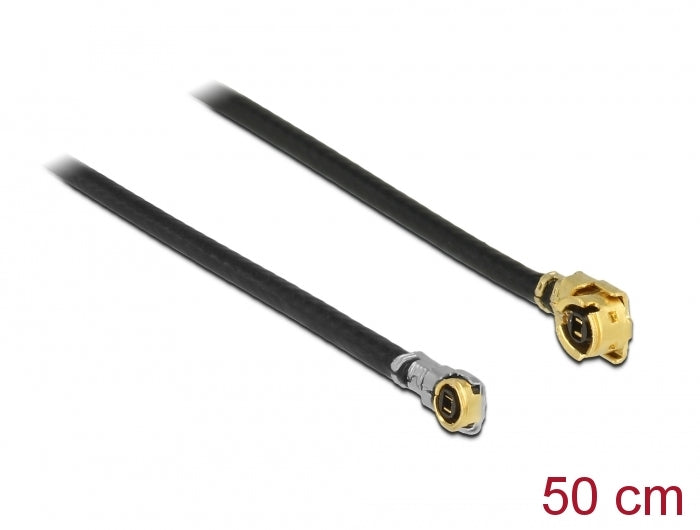 Delock Antennenkabel I-PEX Inc., MHF® I Stecker zu I-PEX Inc., MHF® 4L Stecker 1,13 50 cm