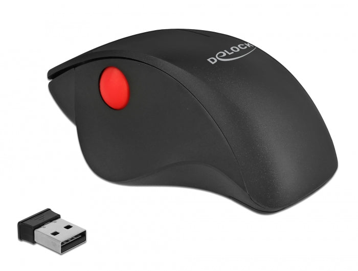 Delock Ergonomische USB Maus - kabellos