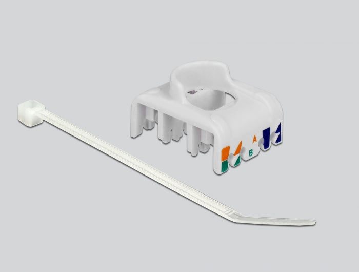 Delock Keystone Modul RJ45 Buchse > LSA Cat.6A UTP weiß