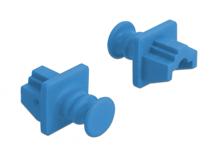 Delock Staubschutz für RJ45 Buchse 10 Stück blau