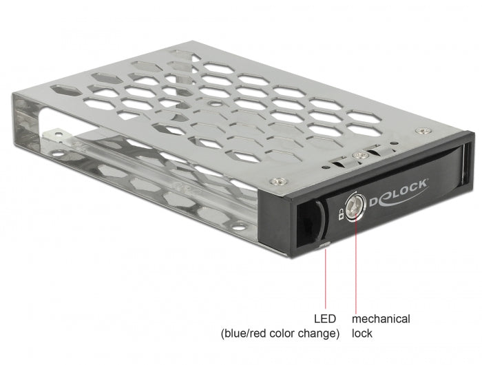 Delock Wechselrahmen Einschub für 1 x 2.5″ SATA / SAS HDD / SSD für Wechselrahmen 47228, 47232, 47233, 47235