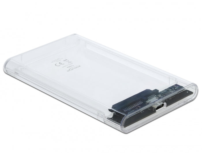 Delock Externes Gehäuse für 2.5″ SATA HDD / SSD mit SuperSpeed USB 10 Gbps (USB 3.1 Gen 2)