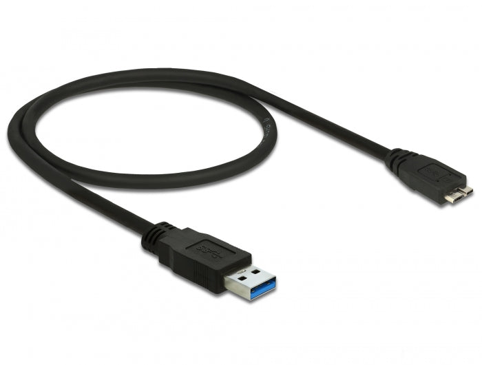 Delock USB 5 Gbps Kabel Typ-A Stecker zu Typ Micro-B Stecker 0,5 m schwarz