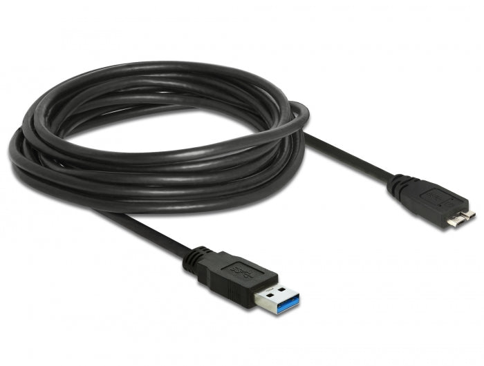 Delock USB 5 Gbps Kabel Typ-A Stecker zu Typ Micro-B Stecker 5 m schwarz