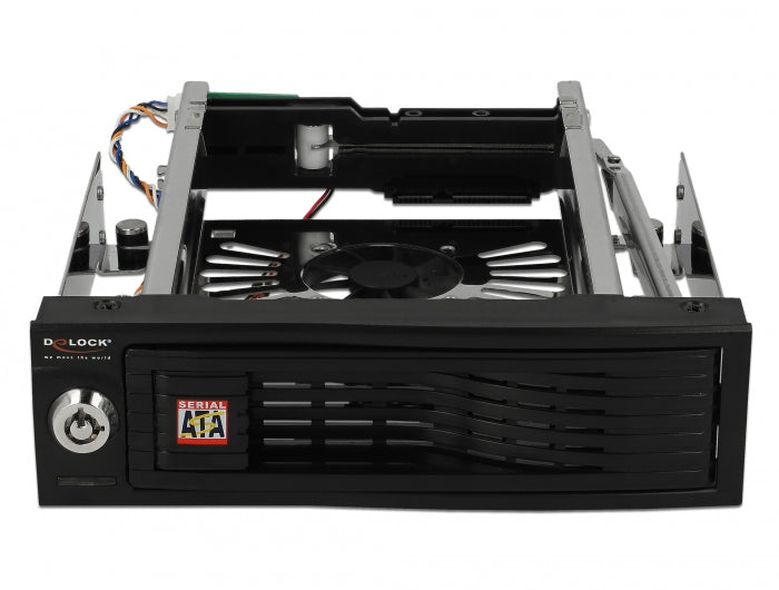 Delock 5.25″ Wechselrahmen für 1 x 3.5″ SATA HDD