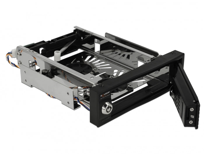 Delock 5.25″ Wechselrahmen für 1 x 3.5″ SATA HDD