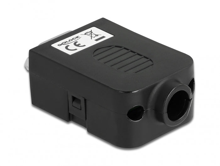 Delock D-Sub9 Stecker zu Terminalblock mit Gehäuse