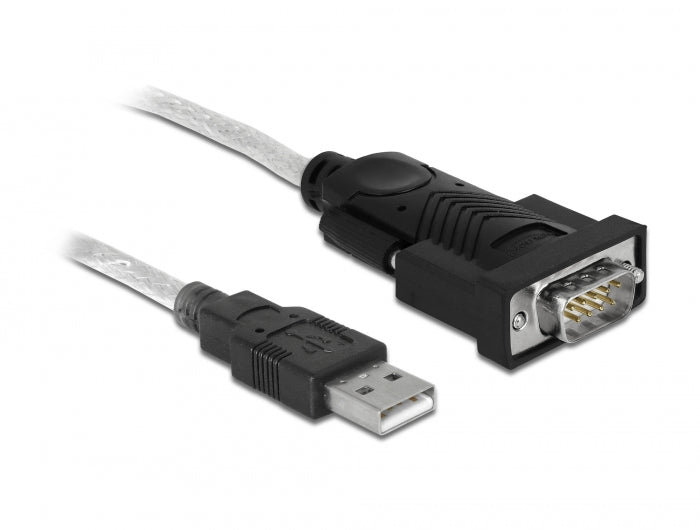 Delock Adapter USB 2.0 Typ-A > 1 x Seriell DB9 RS-232 + Adapter DB25