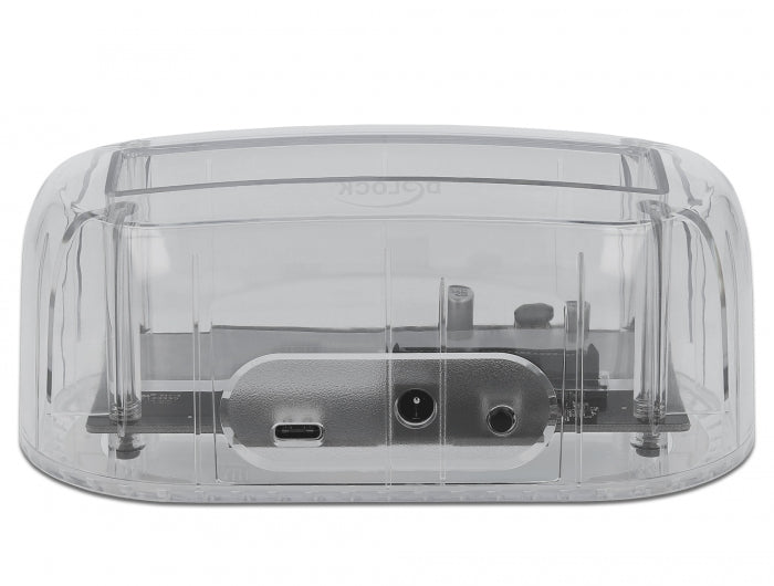 Delock USB Type-C™ Dockingstation für 1 x SATA HDD / SSD transparent
