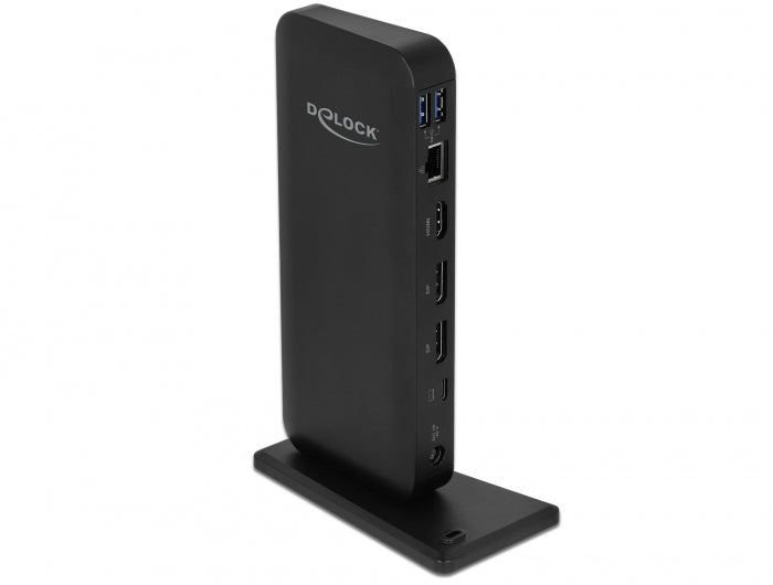 Delock USB Type-C™ DP 1.4 Dockingstation 4K - HDMI / DP 1.4 / USB 10 Gbps / LAN / PD 3.0