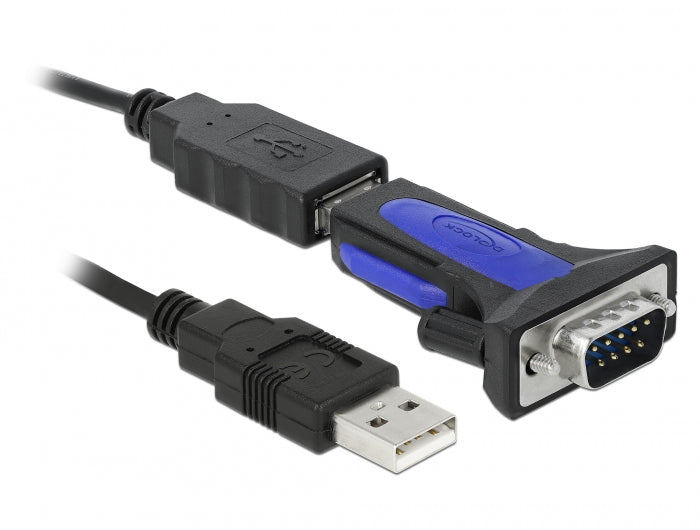 Delock Adapter USB 2.0 Typ-A zu 1 x Seriell RS-485 DB9
