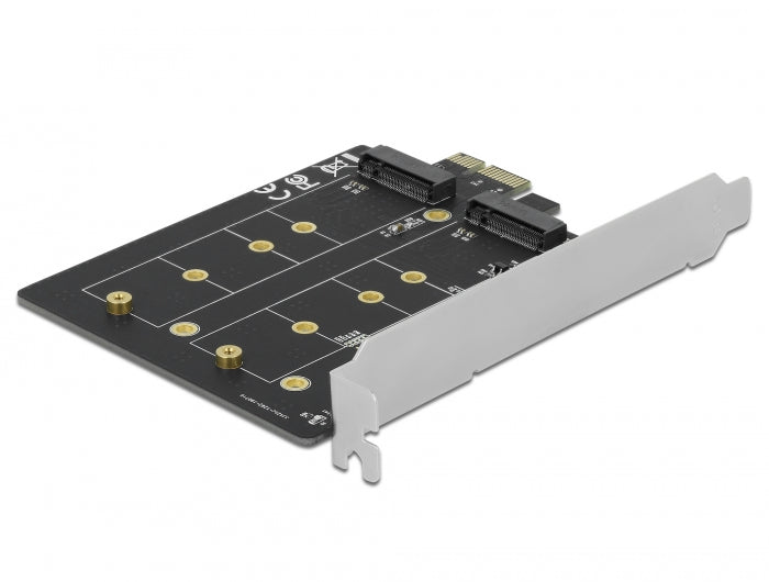 Delock PCI Express x1 Karte zu 2 x intern M.2 Key B
